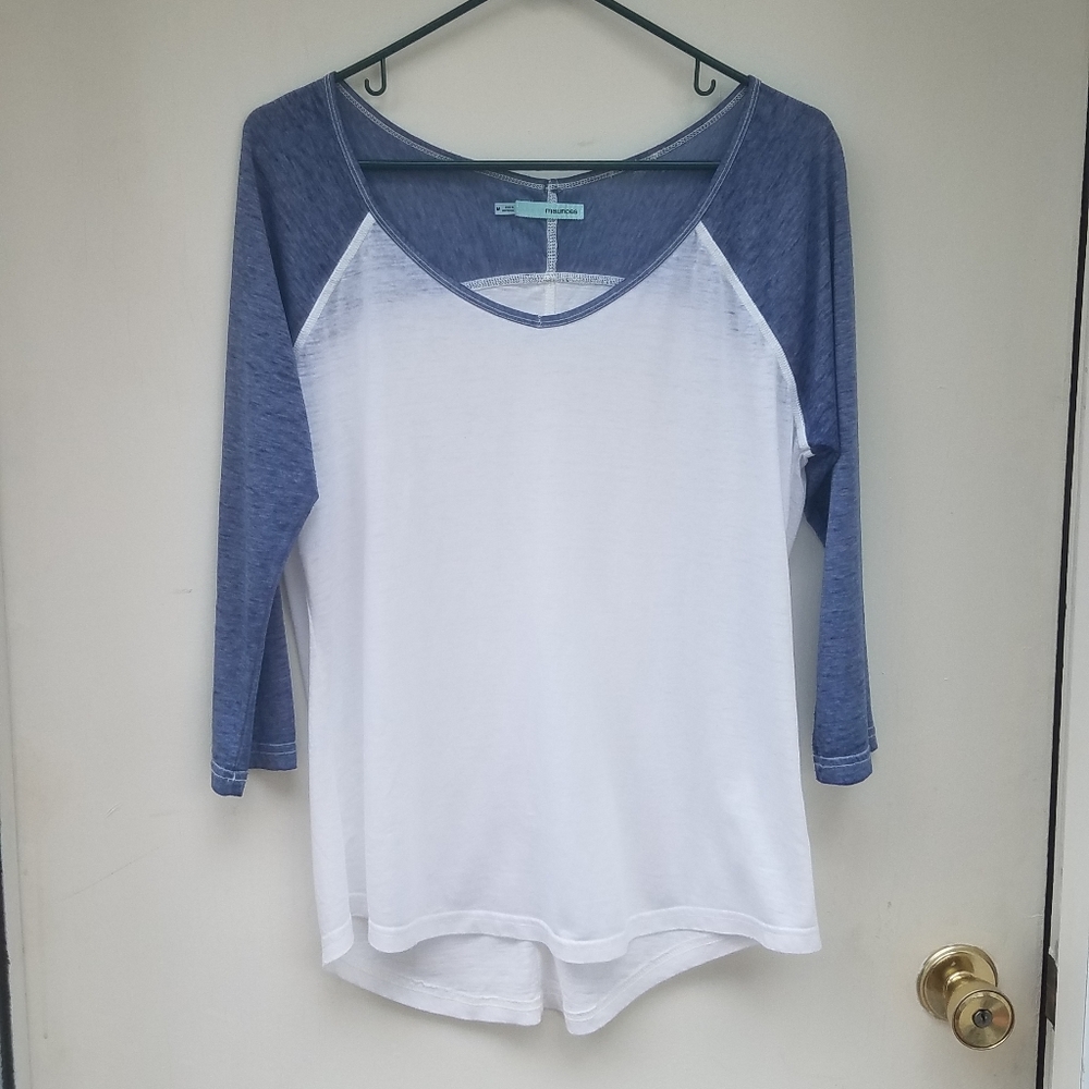 Maurice's medium two-tone top
